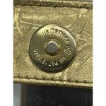 Whiting & Davis Whiting Davis International Gold Metal Mesh Structured Crossbody/Clutch Mirror Photo 7