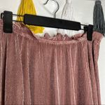 J.O.A. Revolve Pleated Off Shoulder Top in Pink Photo 4