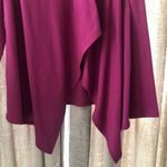 Bobeau  Purple Single Button Draped Jacket Photo 4