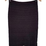 Elie Tahari  Cotton Blend Knit Skirt Knee Length MidiStraight Pencil Solid Office Photo 0