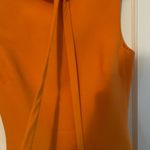 Tangerine Authentic Valentino  orange Crepe Dress Size 6 Lined, Pockets New Wi… Photo 1