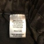 Versona Black Pants With Tuxedo Stripe And Drawstring Waist Photo 4