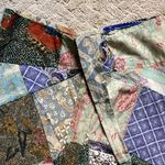 🧡NWOT🧡 1 OF A KIND BOHO HIPPIE LONG HANDMADE PATCHWORK SKIRT 15” WAIST COTTON Green Size undefined Photo 5