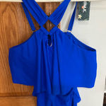 Stylish BMJL Women's Royal Blue One Piece Swimsuit Size L Photo 0