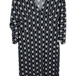 Laundry by Shelli Segal  Black Chain Pattern Knee Length Dress Size Medium Photo 0
