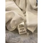 Cami NYC  Pandora one shoulder puff sleeve cut out linen mini Dress blue multi 8 Photo 9