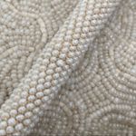 Vintage Beaded Evening Bag White Photo 6