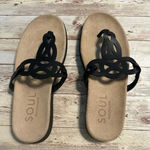 Naturalizer SOUL  Women's Janice  Black Cutout Sandal Size 7M Summer Photo 0