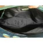 Seril Leather Knockout Clutch Unique Design Evening Bag Blue Photo 3