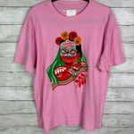 Urban Outfitters  Dia Pacheco X Golden Hour Graphic Tee Pink Size Large Photo 1