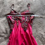 BOBBIE BROOKS Bohemian Coquette Sleeveless Silky Mini Dress Women’s Sz M EUC Pink Size M Photo 5