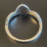 Onyx Black silver plated ring size 8 Photo 3
