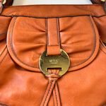 Relic Hand Crossbody Satchel Purse Shoulder Bag Orange Rust Vegan Leather Photo 9