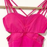 Lululemon Athletica Size 6 Pink Jewelled Magenta Exquisite Strappy Tank II Photo 2