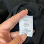 Current/Elliott Recrafted Ruffle Tee in Black Photo 6