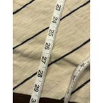 Lou & grey Lou & Grey Skirt Women's Size S Beige Navy Striped Cotton Blend Casual Career Photo 11