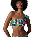 Bleu Rod Beattie  On A Brighter Note Ruffle One‎ Shoulder Swim Top 10 Photo 3