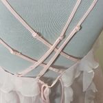 Victoria's Secret  pink flowy sheer cop top size small Photo 11