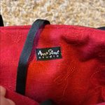 Talbots  Black and White Herringbone Tote with Structured Design Photo 1