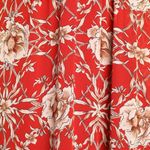 Lulus Rust Red Floral Midi Dress Photo 5