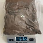 Faded Glory EUC Vintage  women’s brown ribbed‎ stretch asymmetrical button shirt Photo 6