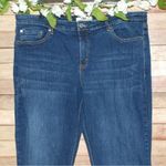 Levi's 512 Blue Jeans Size 22 Short Perfectly Shaping Bootcut Studded Stretch Photo 1