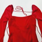 MORE TO COME Aubrey Mini Dress in Red Size XS Photo 3