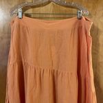 Soft Surroundings Apricot Tan Orange Madison Gauze Long Maxi Skirt NWT 2X 22W Photo 1