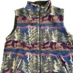 Northern Reflections Vintage  Fleece Women’s Sz M Forest Wilderness Short Sleeve Photo 5