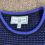 St. John  Sport Marie Gray Wool Blend  Sweater Vest Sz L Accademia Quiet Luxury Photo 4