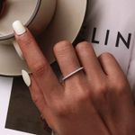 Sterling Silver SIZE 9 925 Simulated Diamond Stackable Ring Eternity Band Photo 1