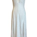 LPA Gabriella Eyelet Maxi Dress in Coconut Milk Small New Womens Cotton Photo 3