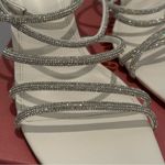 Cult Gaia  Isa 70mm Leather Rhinestone Strappy Heels Sandals Size 40.5 US 10.5 Photo 4