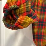 Vintage 1950s Abby Michael Ltd Red Yellow Green Tartan plaid wool golf pants. Size XS Photo 10