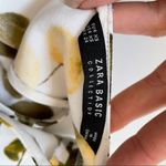 ZARA Top Cropped Lemon Grove Reversible Sleeveless Yellow Olive Green Cream Photo 8