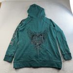 Rock & Roll Cowgirl  XXL Hoodie Sweatshirt Studs Wings Heart Full Zip Spellout Photo 10