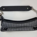 Apt. 9  Womens Shoulder Bag OS Gray Striped Rhinestone Croc Embossed Chain Handle Photo 13