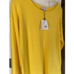 Gibson Latimer  Yellow Knit Sweater Sz M NWT Photo 5