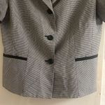Le Suit ✨Collections for Short Sleeve Grey Button Down Sz 12 Blazer✨ Photo 3