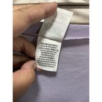 PINK - Victoria's Secret VS PINK Lavender/Gray V Neck Long Sleeve Top Size L Oversized Lightweight‎ Photo 4