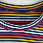 Madewell  Multicolor Striped Knot-Front T-Shirt Photo 1