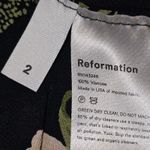 Reformation  Womens‎ Black Anastasia Wilder Long Sleeve Mini Dress 2 Photo 4