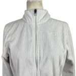 The North Face Women’s Helata Full Zip Fleece Fuzzy Jacket White Size Medium Photo 3