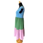 VILAGALLO TIERED RAINBOW DRESS SIZE 36 EU, 6 USA Photo 2