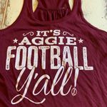 It’s Aggie football y’all! Texas maroon tank top Red Size M Photo 3
