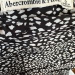 Abercrombie & Fitch Black and White Skater Mini Skirt Photo 2