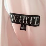 White by Vera Wang Charmeuse One Shoulder Bridesmaid Dress in Blush Pink Size 6 Photo 3