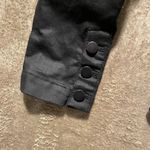 7 For All Mankind  Blazer Womens Black Long Sleeve Tuxedo Size Medium Photo 5