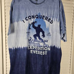 Disney NWOT‎  Parks I Conquered Expedition Everest Yeti Tshirt 2XL Photo 0