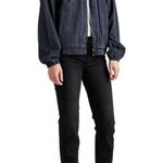 Hudson NEW Size L Large Womens Lightweight Denim Shirt Jacket in Navy W791TDG Photo 2